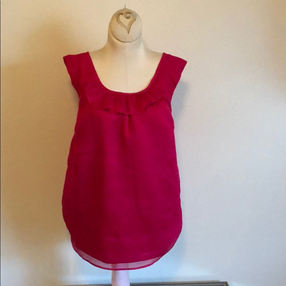 Banana Republic magenta pink dress tank top